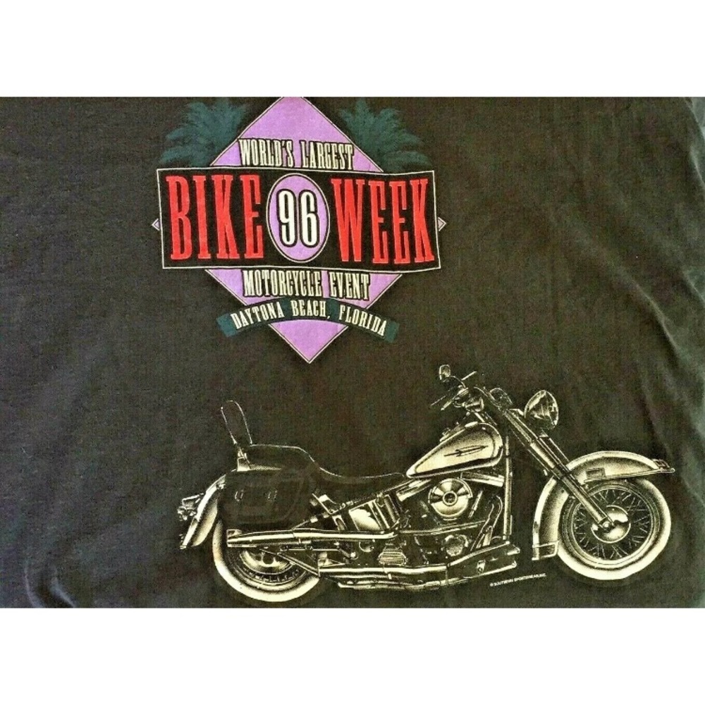 Vintage Daytona Beach Bike Week Motorcycle 1996